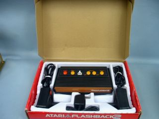 Atari Flashback 2 Black Plug&Play TV Game (PAL) In Original Box