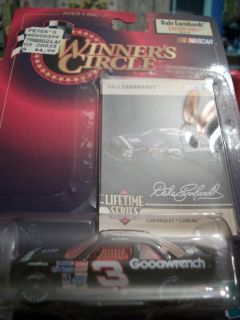   Circle Dale Earnhardt Trading card and Car Lifetime Serie Collectibles