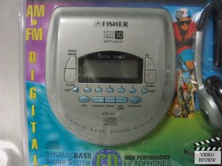 Fisher Personal CD Player with Car Kit (Cassette)