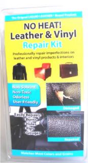 No Heat Liquid Leather and Vinyl Repair Kit Fix Sofa