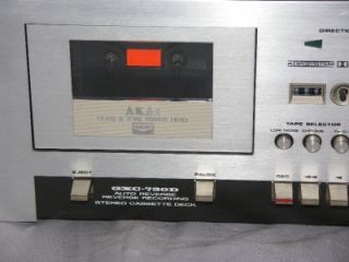 akai gxc 730d auto reverse stereo cassette deck