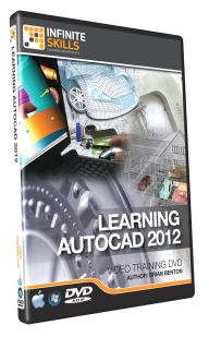 InfiniteSkills Beginners AutoCAD 2012 Tutorial Video Training DVD ROM