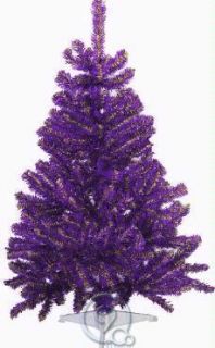   of LSU Purple and Yellow Artificial Mini Christmas Tree
