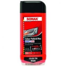 Sonax Colour Polish Wax Chip Stick for Red Cars