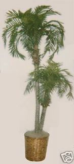Artificial Phoenix x 2 Palm Tree Plant Bush Silk Pool Patio Deck 