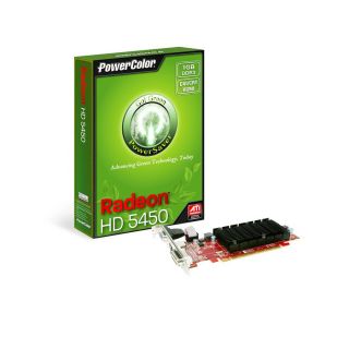 NEW PowerColor ATI Radeon HD 5450 (Cedar) 1GB DDR3 Video Card AX5450 