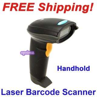 Laser Bar Code Barcode Scanner Reader Automatic USB Handheld 100 Scans 