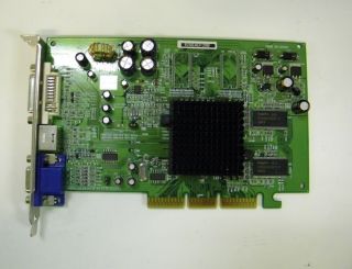 ATI Radeon 9200SE 128MB DDR AGP Video Graphics Card Tested DVI VGA S 
