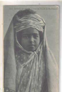 Petite Fille de Bou Saada Arab Child Costume Postcard