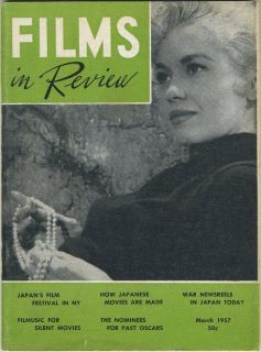 Films in Review Mar 1957 Barbara Laage Japanese Films