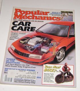 Popular Mechanics Magazine May 1987 Car Care