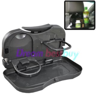Car Auto Tray Food Table Desk Stand Drink Cup Holder