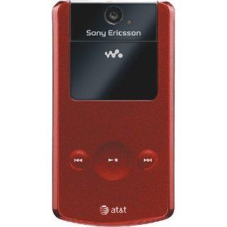 New Sony W518a Unlocked at T Flip Phone Red 7311271195900