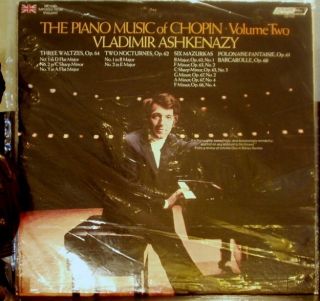 Ashkenazy Piano Music of Chopin, Vol II London