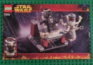 Lego Star Wars Instruction Manual 7251 Darth Vader