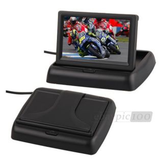 Zoll Auto TFT Farb Monitor für DVD Rückfahrkamera Klappbar