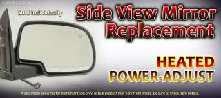   SUV Driver LH Left Heat Puddle Light Power Side View Mirror