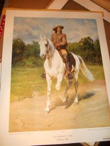 Rosa Bonheur Buffalo Bill Vintage Aaron Ashley Print