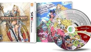 Code of Princess Atlus 2012 Nintendo 3DS w artbook and Soundtrack 