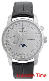 Eterna Mens Soleure Moonphase Chronograph Automatic Watch