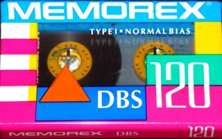 Memorex DBS 120 SEALED Blank Audio Cassette Tape