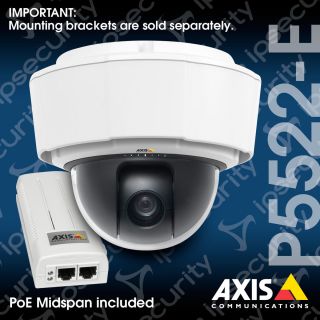 Axis Camera P5522 E Outdoor PTZ Dome IP Network Cam 0422 004 Brand New 