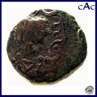 CAC Ancient Greek Coin AE14 Helmeted Head of Athena