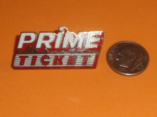 Prime Ticket Sports Network Vtg Press Enamel Hat Pin Badge Pay per 