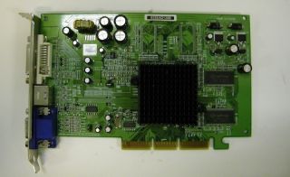 ATI Radeon 9200SE 128MB DDR AGP Video Graphics Card Tested DVI VGA 