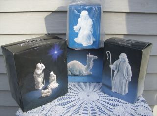 Avon Collectibles NATIVITY FIGURINES Holy Family Inn Keeper Shepard 