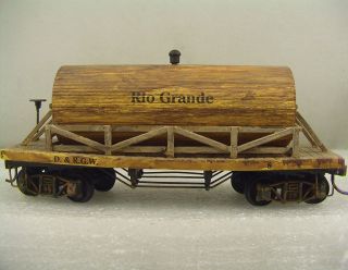   Rolling Stock Hand Built Rio Grande Tank Car with Truss Rods 28