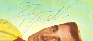 Charles Aznavour Original Signed Photog Aprox 1950S