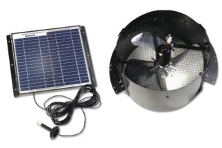   Gable Mount Solar Powered Attic Fan Ventilator Roof Vents 1 250 Sq Ft