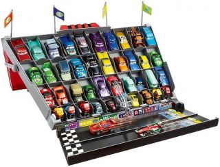   Cars 2 Fan Stands Play N Display Case Holds 40 Cars NIP New