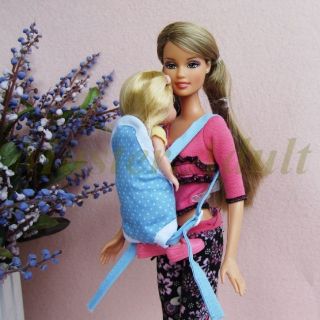 Baby Carrier for Kelly and Barbie Backpack Light Blue