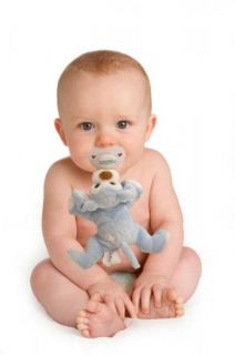 Paci Plushies Plush Baby Pacifier Holder Milo Monkey