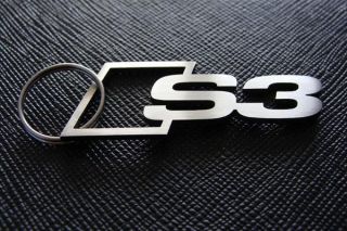 S3 Keyring Pendant Keychain Audi Quattro S3 Sport INOX Stainless Steel 