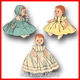 Vintage Baby Doll Clothes Pattern 20 Tiny Tears Betsy Wetsy DY Dee 
