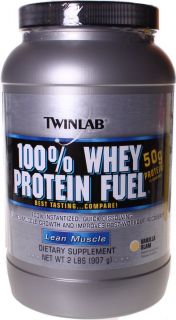 Twinlab 100 Whey Protein Fuel Lean Muscle 2 lbs 907 G Choose Flavor 