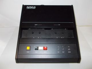 International Audio Alpha 21 Cassette Tape Duplicator Copier Deck Pro 