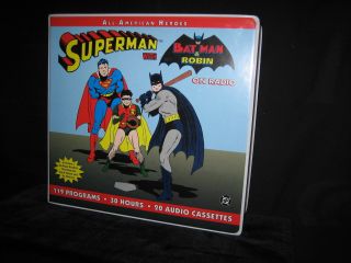 Superman with Batman Robin on Radio Audio Cassettes