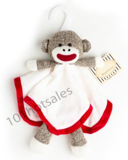 Baby Starters Sock Monkey Snuggle Buddy Security Blanket
