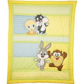 Baby Looney Tunes Crib Bedding Nursery Set Bugs Bunny Taz Out to Play 