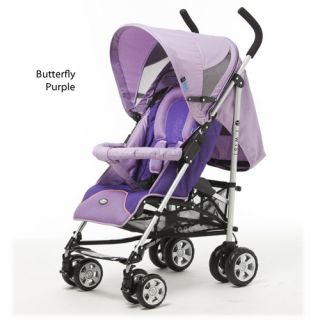 New Zooper Twist Butterfly Purple Single Baby Stroller