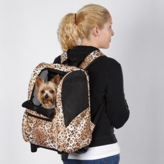 Casual Canine Animal Print Backpack Dog Pet Carrier