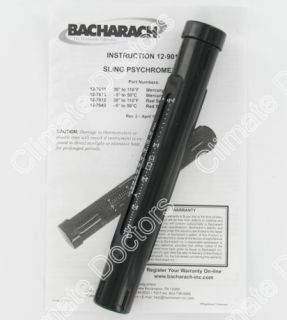 bacharach 0012 7012 sling psychrometer the uniquely compact bacharach 