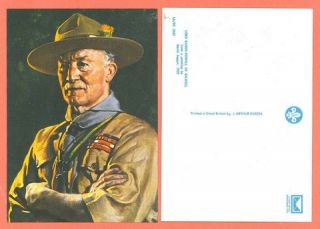   SCOUTS World Scout Founder Lord Baden Powell of Gilwell (BP) Post Card