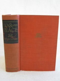 Leo Tolstoy WAR AND PEACE (ill) Inner Sanctum Edition Simon And 