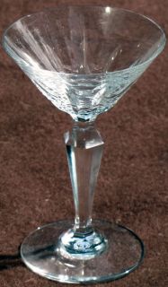   ) Baccarat Champagne/Martini Glasses Austerlitz Pattern 5 7/8 Tall