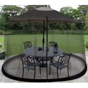   Table Bug Insect Screen Backyard Patio Fly Mosquito Net w Door